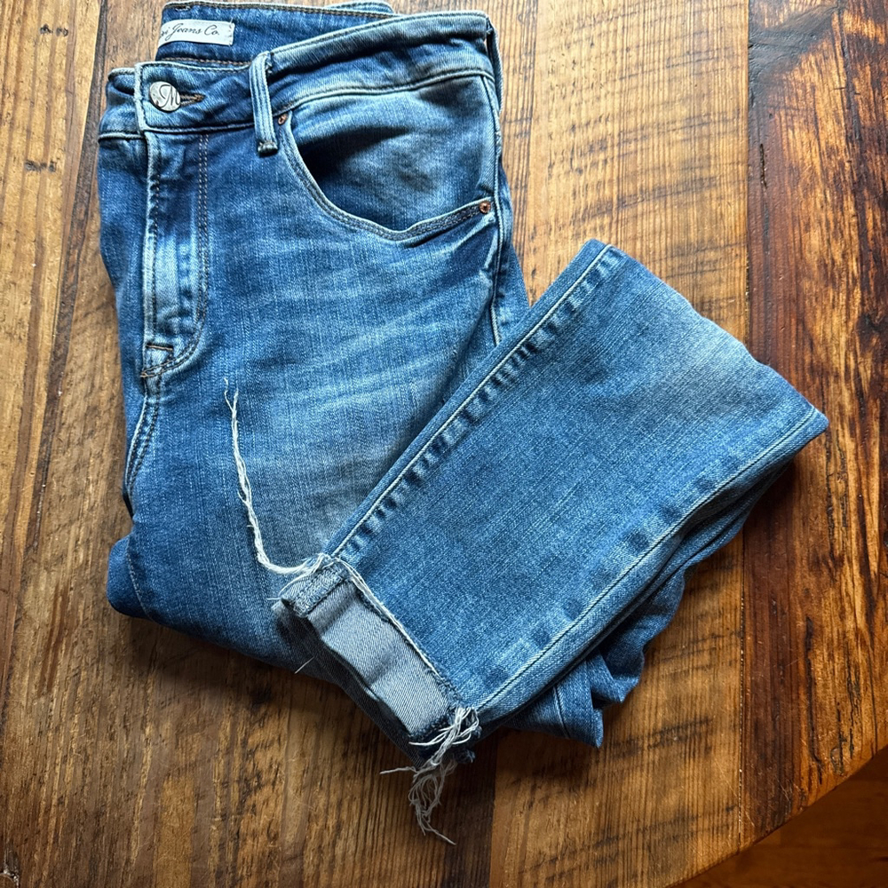 Women's Mavi Jeans Co. Blue Distressed Skinny Jeans Size 27